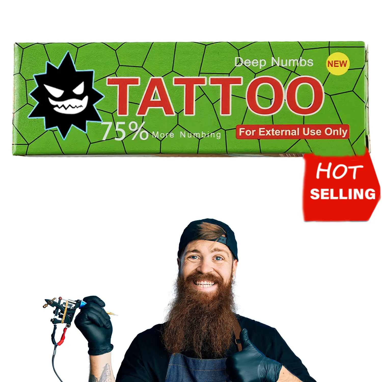 TKKXXT Tattoo Numbing Cream | Laser Removal | Waxing | Eyebrow Threading | Cosmetic Cream Hemorrhoid Deep Nums