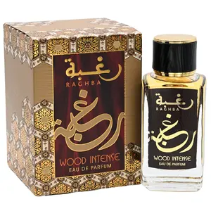 Raghba Wood Intense by Lattafa perfume for unisex  EDP 3.3 / 3.4 oz New in Box
