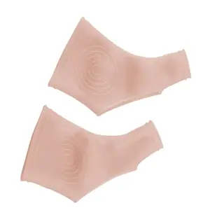 2Pcs/Pair Silicone Gel Wrist Support Braces Fingerless Compression Gloves Thumb