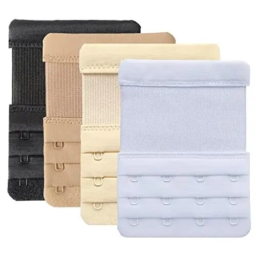 4pcs, Bra Extender 4 Hook 3/4 Inch