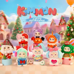 KIMMON Happy Moment Series Plush Blind Box Halloween Christmas Pendant Plush Toy Birthday Gift