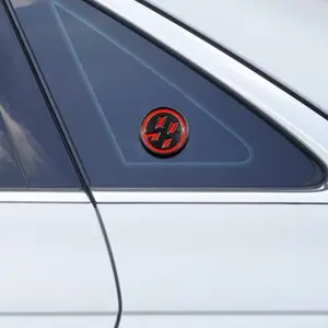 Toyota 86 Gt86 Car Emblem Sticker, Metal Round Body Decal, Side Marker, Rear Window Sticker, Warrior Logo