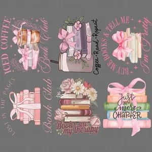 Books Are My Therapy - 30x24 - PREMADE GANG SHEET