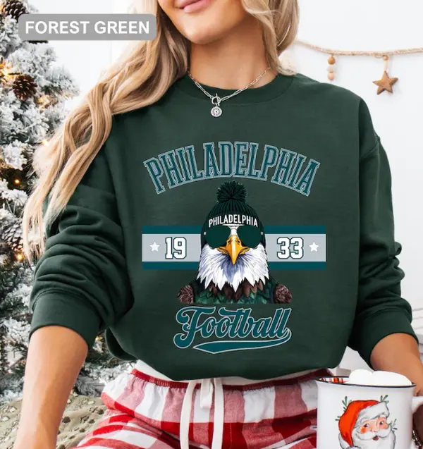 Vintage Philadelphia Football Sweatshirt, Retro Eagle Crewneck, Philly Game Day Apparel, Bird Gang Shirt