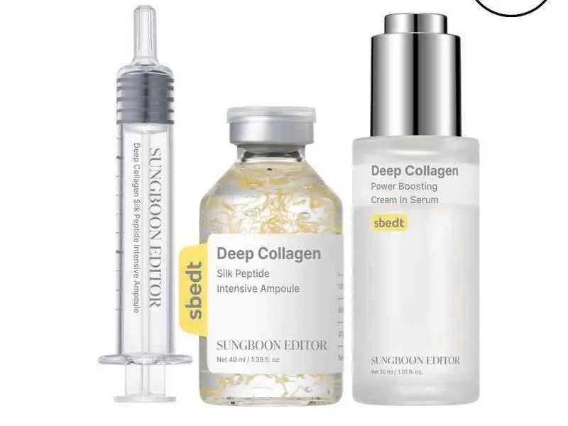 [Sungboon] Silk Collagen & Peptide Face-Lift Duo Tiktok Exclusive – Ampoule + Rejuvenate Serum with 8 types Hyaluronic Acid for wrinkles & fine lines | Gift set Firming, Moisturizing, Collagen Boosting, Anti aging Korean Home Aesthetic for all skin types