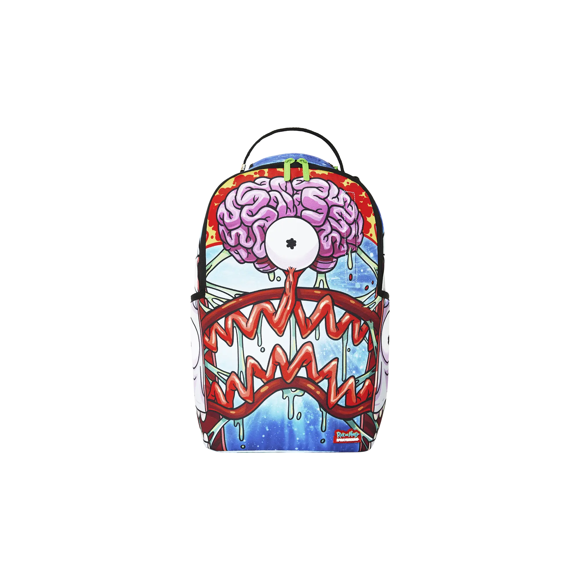 Rick And Morty Split Rick Head Guts Backpack "Multicolor" B9176