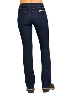 Wrangler Women's Riggs Dark Wash Bootcut Work Jeans - 103Wf05dr