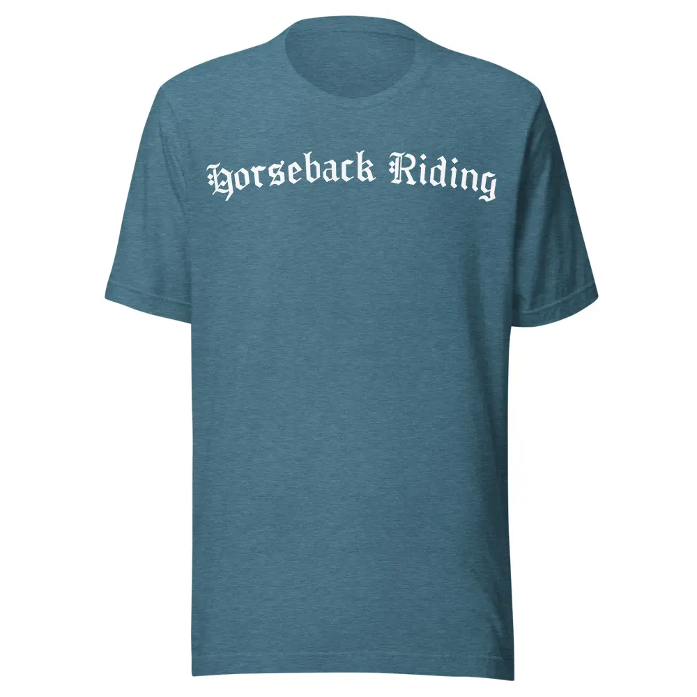 Horseback Riding Shirt - Versatile Casual Wear for Horseback Riding, Comfortable Fit, Lightweight Design, Ideal for Outdoor Activities Cotton Fabric