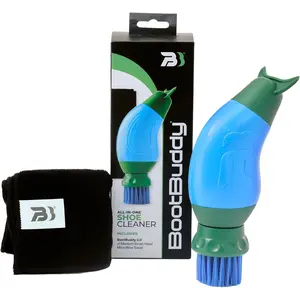 The Boot Buddy Soccer Cleat Cleaner - Shoe Cleaner & Boot Brush - Effortlessly Cleans Muddy Soccer Cleats, Hiking Boots, Golf Shoes & Other Outdoor Footwear in Minutes - All-in-One Shoe Cleaning Kit