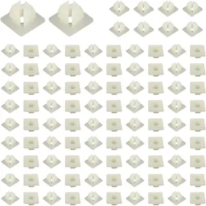 100 PCS License Plate Screw Inserts, Nylon Screw Inserts for Front Back License Plate, License Plate Nut Bracket Clip Fasteners for Cruze, Equinox, Traverse, Car Accessories Portable Rechargeable Tire Inflator with Gauge