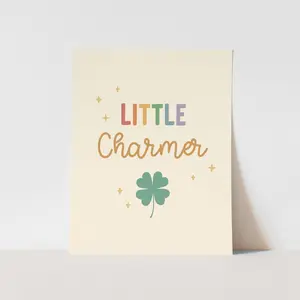 {Neutral} Little Charmer Art Print