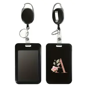 Rose Plastic ID Name Card Holder, Durable & Stylish Design, Perfect for Nurses, Doctors, Teachers, and More! Nurse Badge Reel