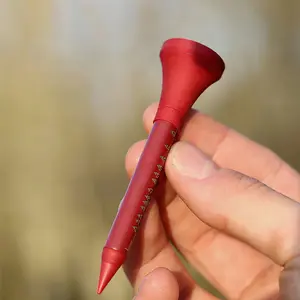 6-In-1 Golf Multi-Tool Set, 3.5 Inch Men's Alignment Aid Tool, Flagstick Rangefinder, Ball Marker, Pocket Clip, Groove Cleaner, Carbon Pencil