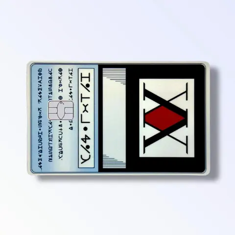 Hunter x Hunter License Credit Card Sticker Debit Skin Decal Cover Waterproof Vinyl Easy To Apply