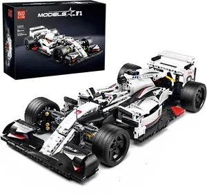 Mould King Technik Sports Car Building Blocks Kit 1235 Pcs Collectible F1 Car Model Toys That Works with Detailed Assembly Instructions and Realistic Features