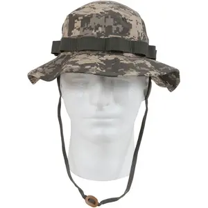 ACU Digital Camouflage - Tactical Army Military Boonie Bucket Hat - Polyester Cotton