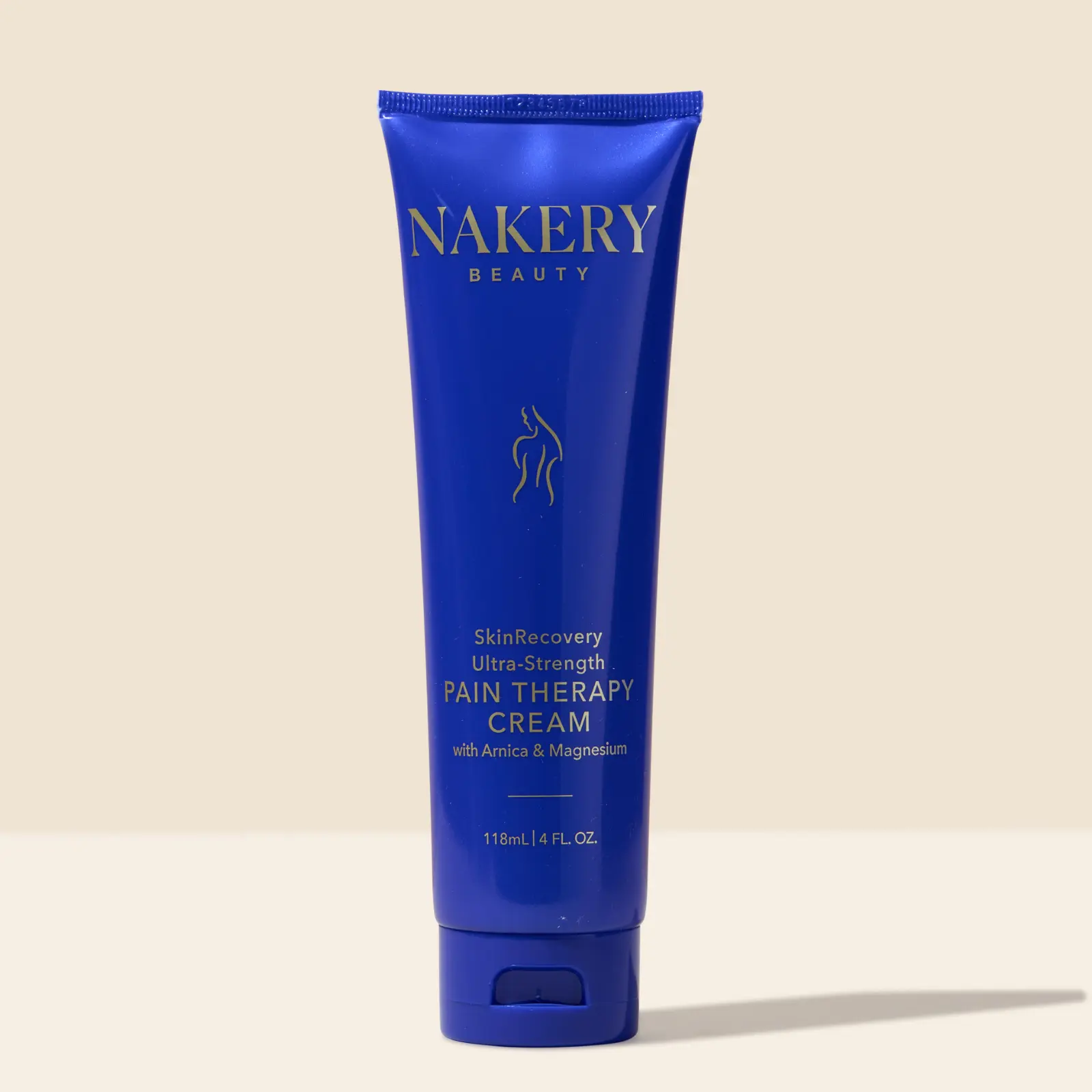 Nakery SkinRecovery Ultra-Strength Arnica Ointment - Pain Therapy Cream for Temporary Muscle & Joint Relief, for Sore Backs & Stiff Necks, 4 fl oz (118 ml), Carica Papaya (Papaya) Fruit Extract, Temporary Relief From Minor Muscle Aches, Water, Glucose, Ca