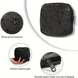 Portable Sanitary Napkin Storage Bag, Large Capacity Soft Fabric, Ideal for Tampons and Panty Liners, Minimalist Bohemian Style, Travel Organizer Bag