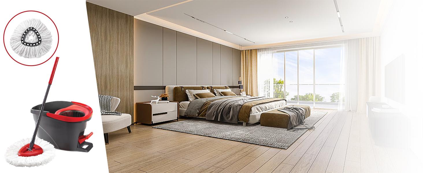 3Pcs Spin Mop Replacement Heads, White Large 360° Easy Wring Spin Mop Head 100% Microfiber Refill, Easy Cleaning Spin Mop Head, Deep Clean, Machine Washable for Easy House Cleaning Floor Mopping 3Pcs Spin Mop Replacement Heads, White Large 360° Easy Wring Spin Mop Head 100% Microfiber Refill, Easy Cleaning Spin Mop Head, Deep Clean, Machine Washable for Easy House Cleaning Floor Mopping