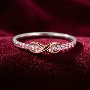 Forever Besties Pinky Promise Ring| Infinity Friendship Jewelry Forever Friendship Infinity Rings Open Adjustable Size Valentine’s Day gift