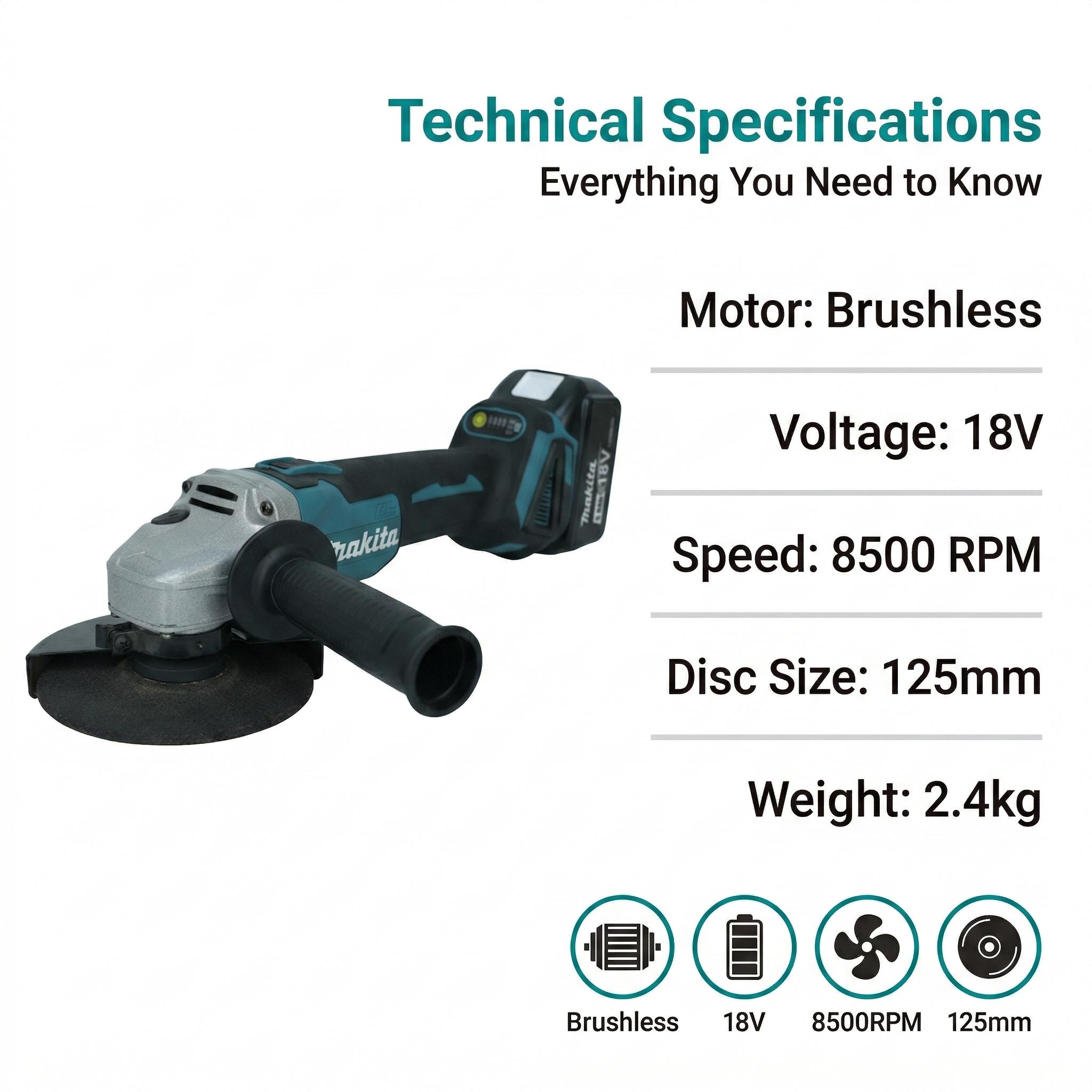Makita DGA404-125mm angle grinder Makita DGA404-125mm angle grinder