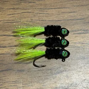 Handtied crappie jig