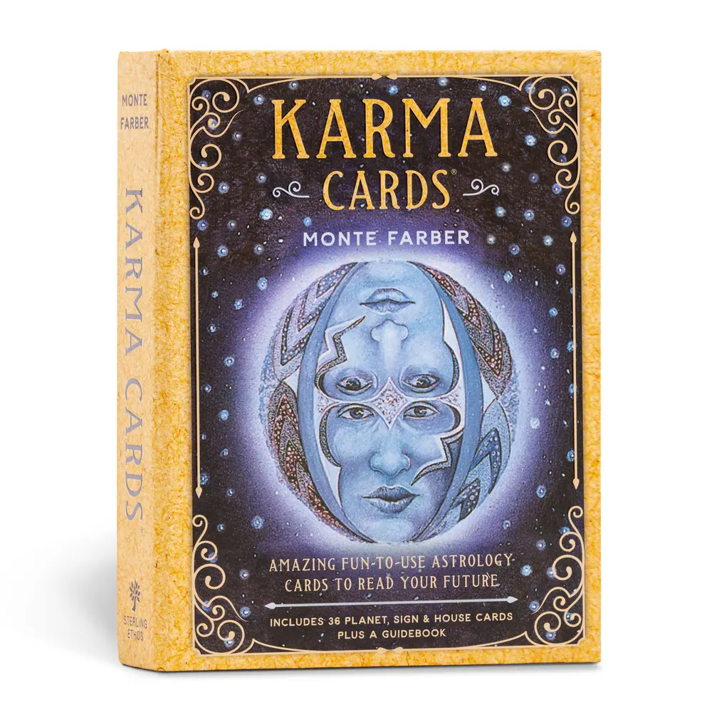 USED Book - Karma Cards Astrology Deck: Amazing Fun-To-Use Astrology Cards to Read Your Future [With Book(s)] by Farber, Monte (Paperback) - english