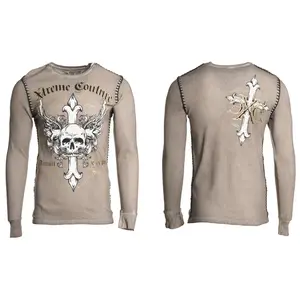 Xtreme Couture By Affliction Men's Thermal T-Shirt Annuit