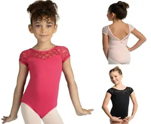 New Leotard Danz N Motion 23107C Kids Sizes  Black & Pink  Ballet Jazz