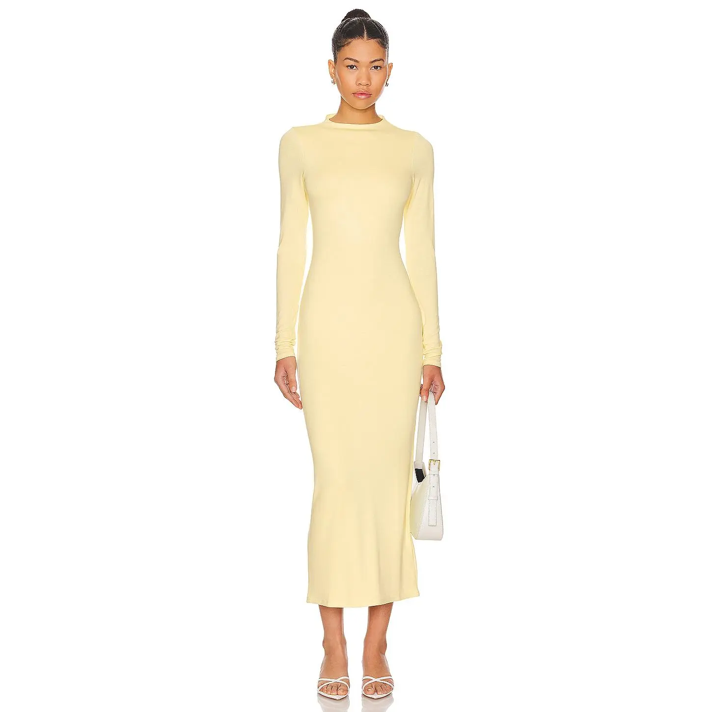 AFRM Juniper Dress in Buttercup