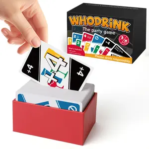 Whodrink，Drinking Games for Adults，The Party Game ，Fun and Easy Card Game for Game Nights，Drinking Board Games for Bachelorette Party,Couple Games,Valentine’s game for adults