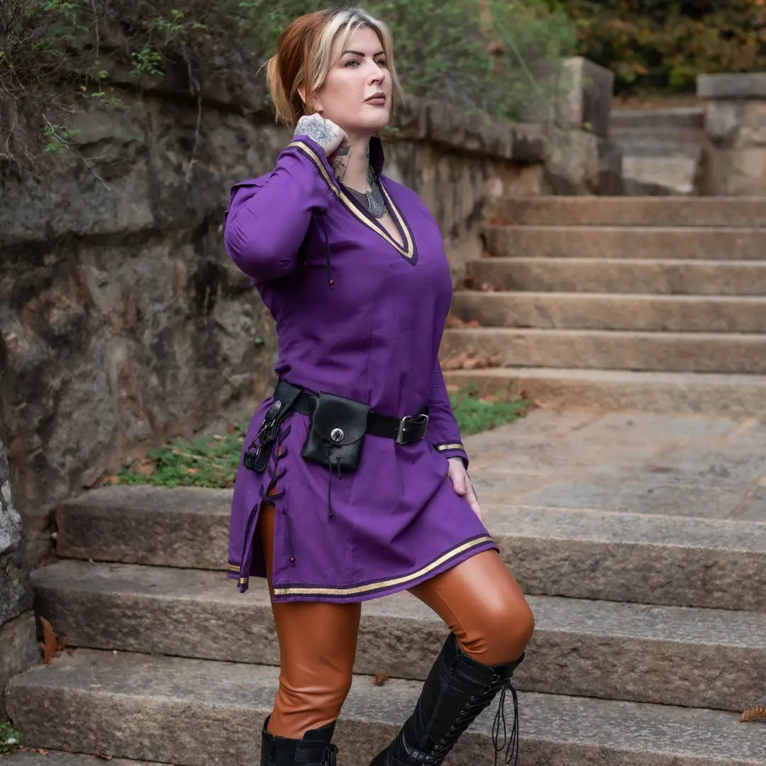 Vindryth Tunic - Nightshade Purple, Size Small