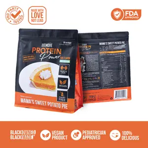 Just Move Protein - Mama's Sweet Potato Pie - Vegan Organic Plant-Based 20g Protein Low Carb Keto Friendly Dairy Soy Gluten Free Non-GMO Post Workout Recovery Supplement Made in US - Nutrition