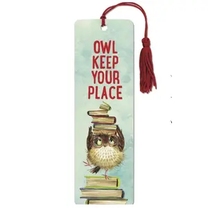 Owl Bookmark for Kids - 'Owl Keep Your Place' - Fun Reading Gift