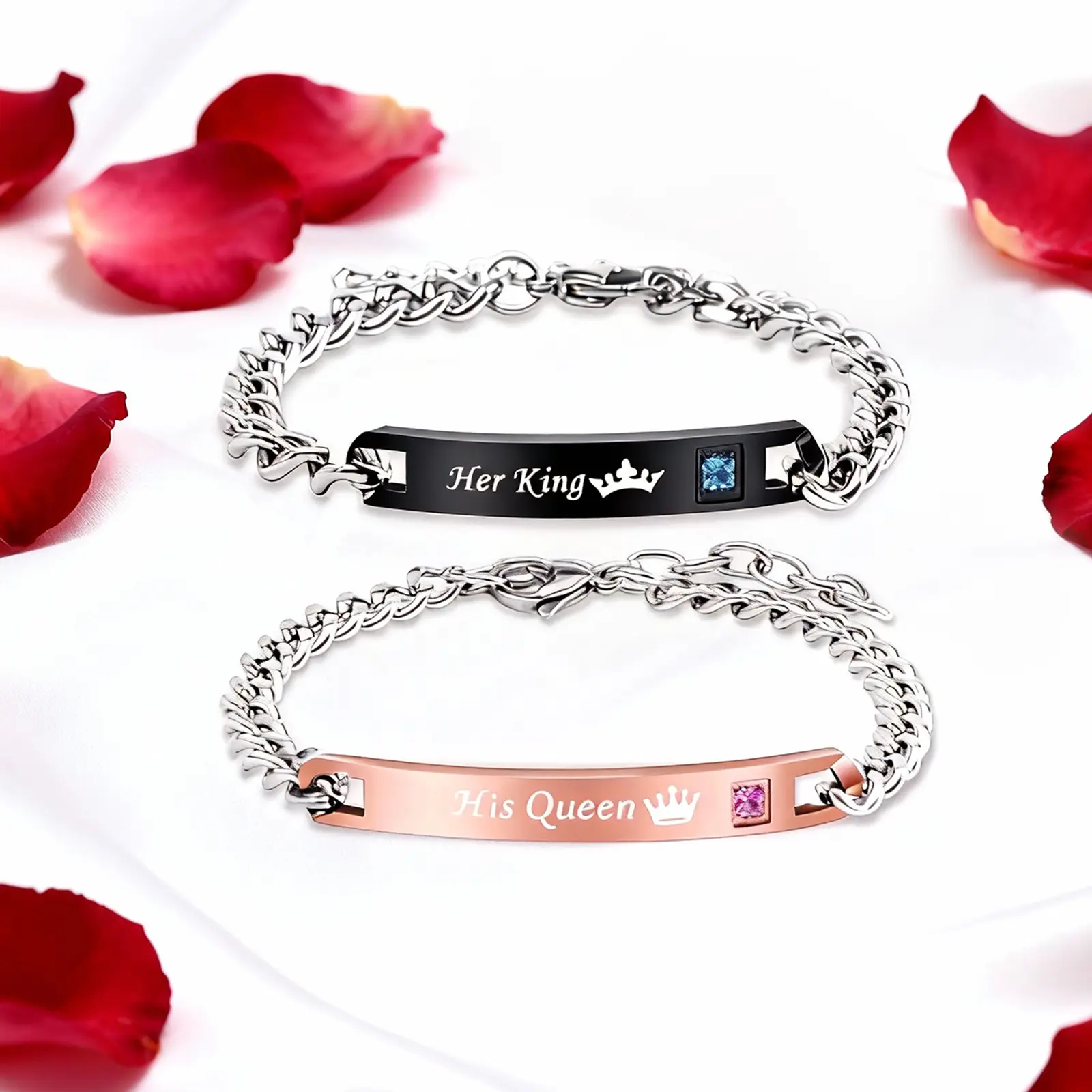 Cuban bracelets & Rose