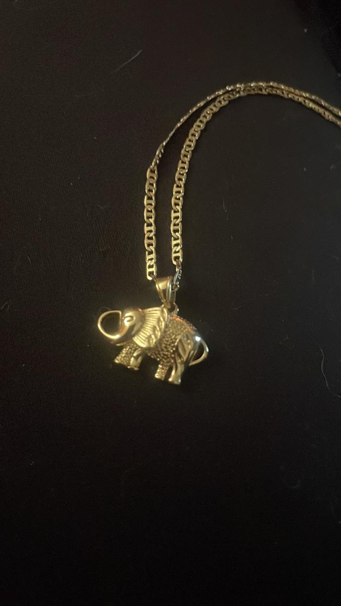 Item: Golden, Letter T necklace