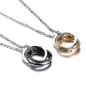 Stainless steel couple necklace Stainless steel couple necklace