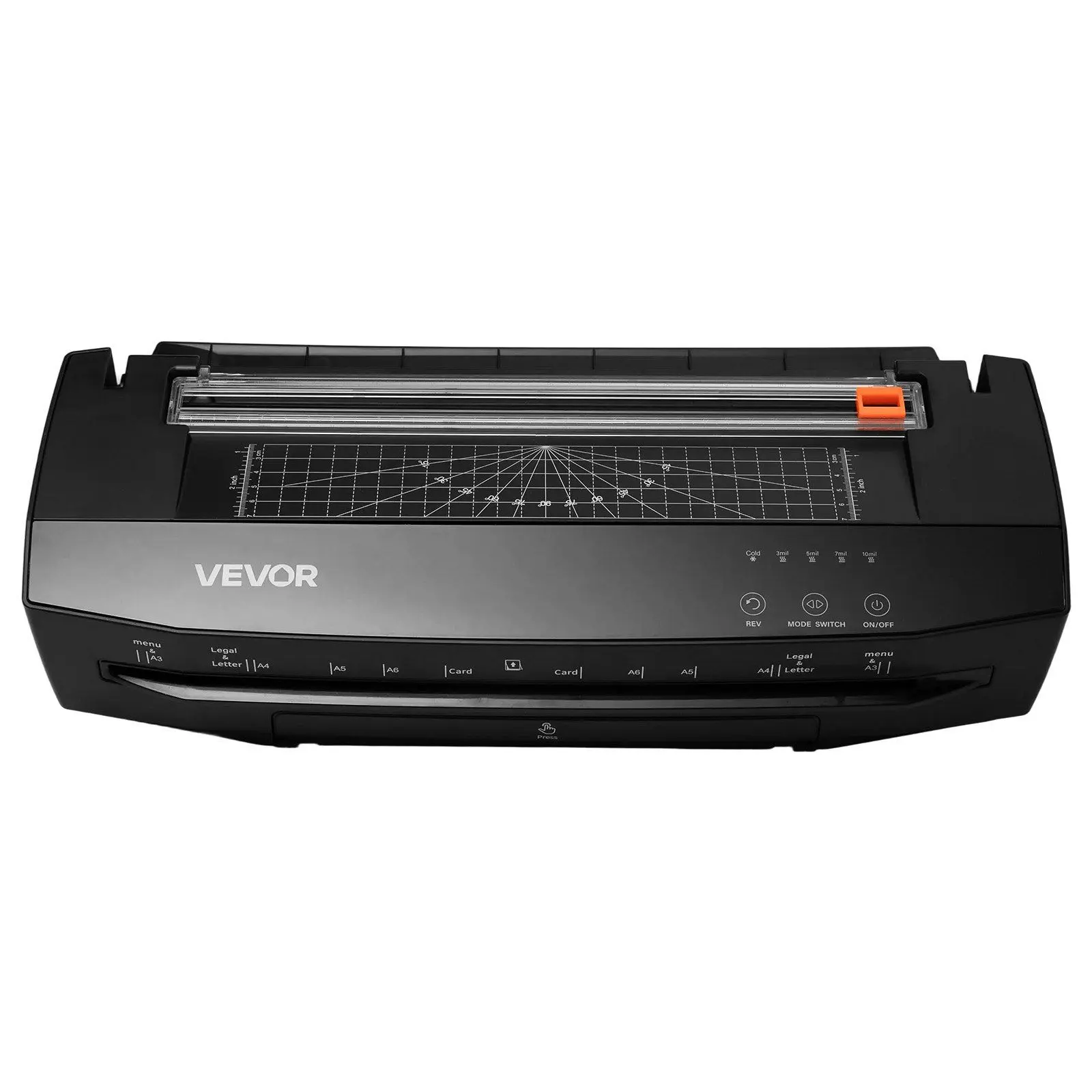 VEVOR Laminator Machine, Cold and Hot Laminator for Max A3 Paper Size, 1 min Quick Warm Portable Laminator, 3-10 mil Thickness, Ideal for Home, Office, Business, or School Supplies, Black