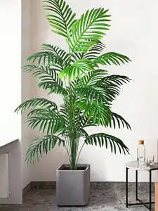 Large Artificial Areca Palm Tree 68/95/125cm, Realistic Faux Tropical Plant for Home Decor