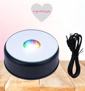 LED Spinning Tumbler Display | Snow Globe Tumbler Display | Lava Drip Cup Display