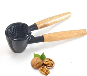 Nutcracker Pecan Walnut Plier Opener Tool with Wood Handle (MOQ 10 Sets)