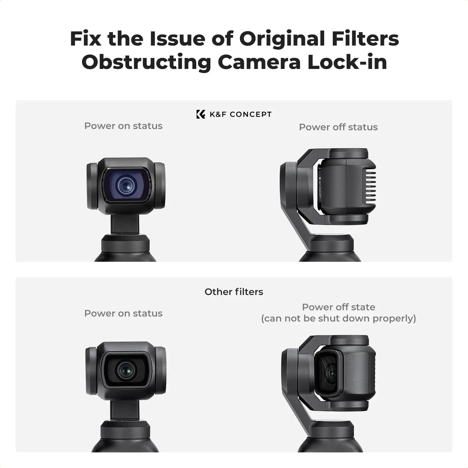 K&F CONCEPT 16-pack Filters Compatible with DJI Osmo Pocket 3, Magnetic UV CPL ND Black Diffusion Light Pollution Filter Kit K&F CONCEPT 16-pack Filters Compatible with DJI Osmo Pocket 3, Magnetic UV CPL ND Black Diffusion Light Pollution Filter Kit