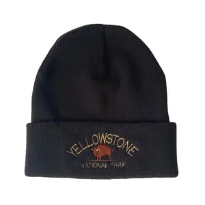 Yellowstone National Park Embroidered Beanie Winter Hat