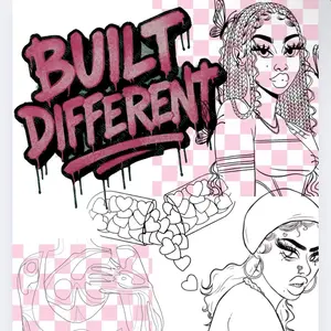 Coloring book for the girls