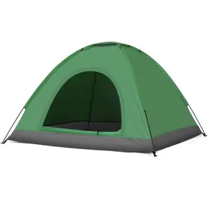 Camping Dome Tent, 1-4 Person Waterproof Windproof Easy Setup Spacious Family Tents with Carry Bag & Rain Fly for Hiking Backpacking Traveling Glamping Beach