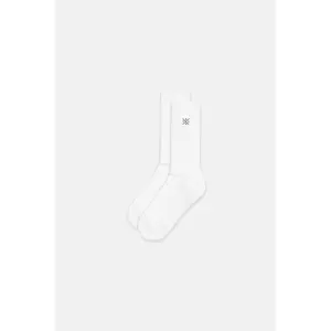 Thenx Crew Socks - White