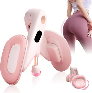 Thigh Trainer for Women, 15–70lb Adjustable Resistance Inner Thigh Exerciser with Soft Pads, Portable Thigh Workout Equipment for Home Gym