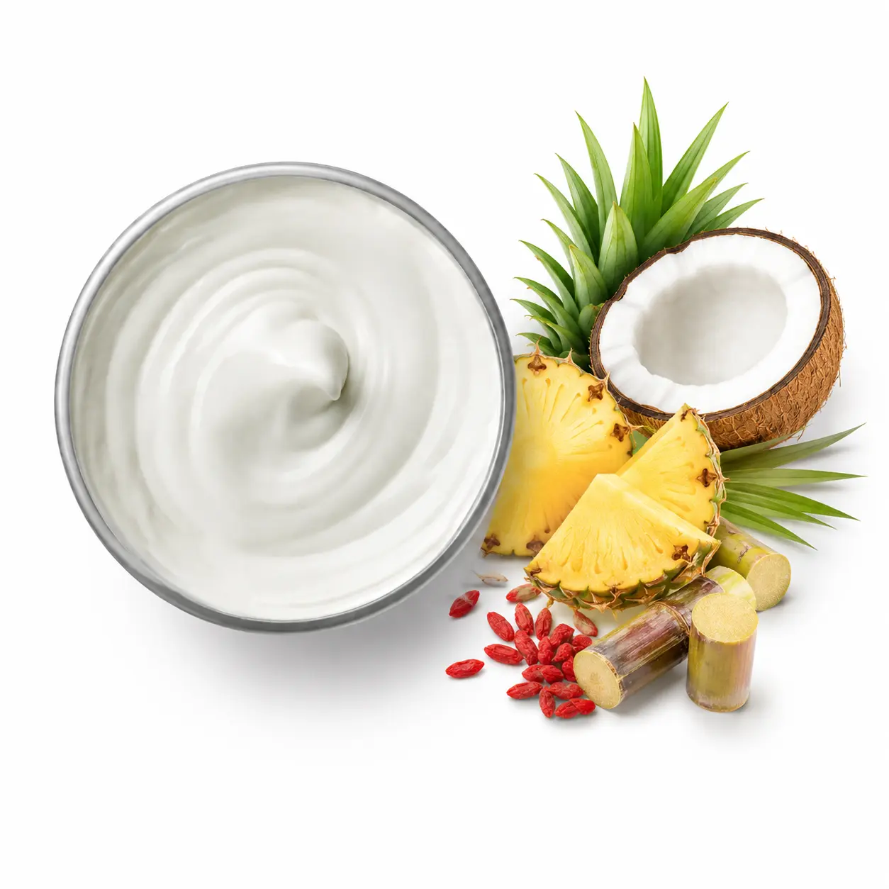 Coconut Pineapple Body Butter for Dry Skin | Long Lasting Moisture | 8 oz