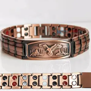 American Patriot Copper Bio Magnetic Elements Bracelet