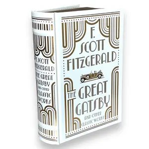 The Great Gatsby and Other Classic Works Scott Fitzgerald - Collectible Leather Bound Hardcover